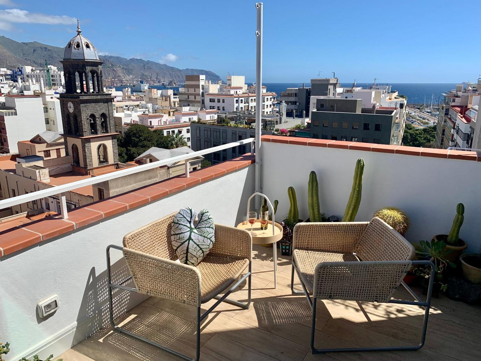 Atico Con Terraza, Vistas Panoramicas Y Parking Lejlighed Santa Cruz de Tenerife Eksteriør billede