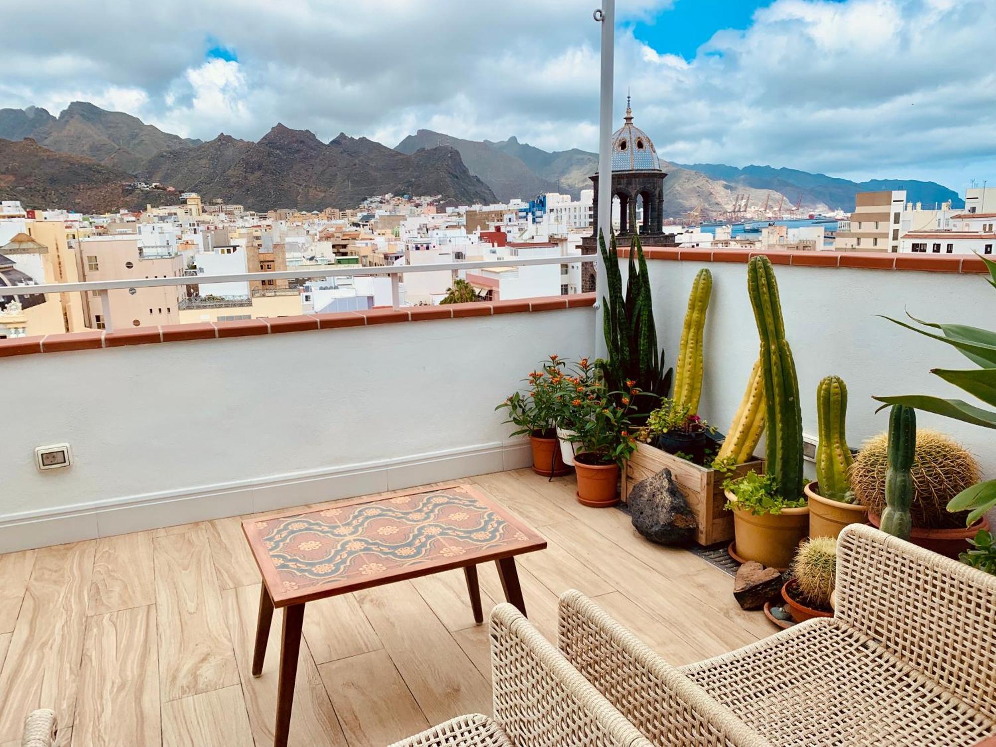 Atico Con Terraza, Vistas Panoramicas Y Parking Lejlighed Santa Cruz de Tenerife Eksteriør billede